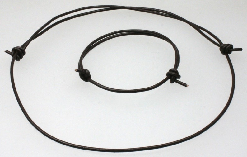Brown Leather Adjustable Tribal Surfer Bracelet Or Necklace Etsy