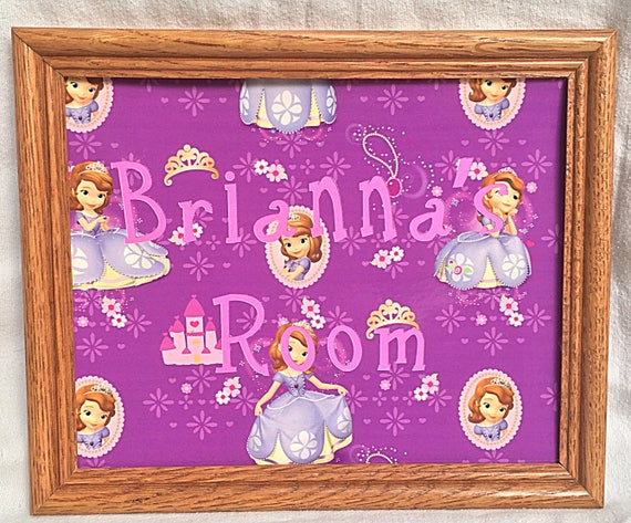 Items similar to Sofia The First Personalized Name Print 2 Sizes, Disney Princess, Custom Prints ...