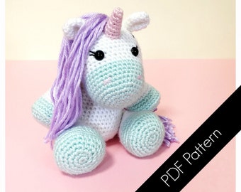 Amigurumi Unicorn - PDF Written Pattern (digital item)