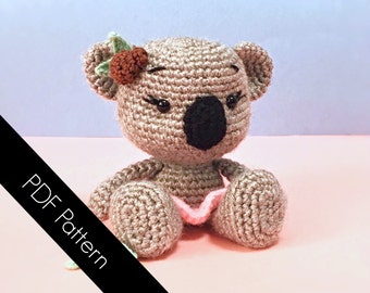 Amigurumi Koala - PDF WRITTEN PATTERN (Digital Download)