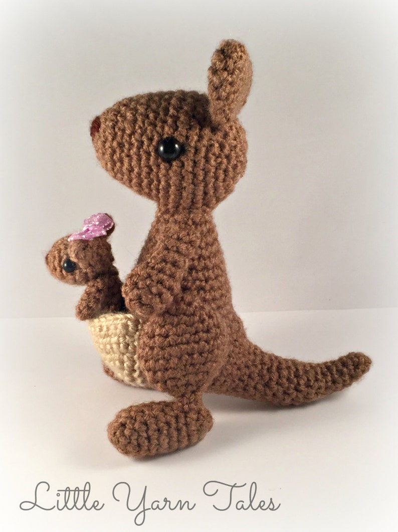 Kangaroo & Joey Amigurumi PDF WRITTEN PATTERN digital Item Etsy Australia
