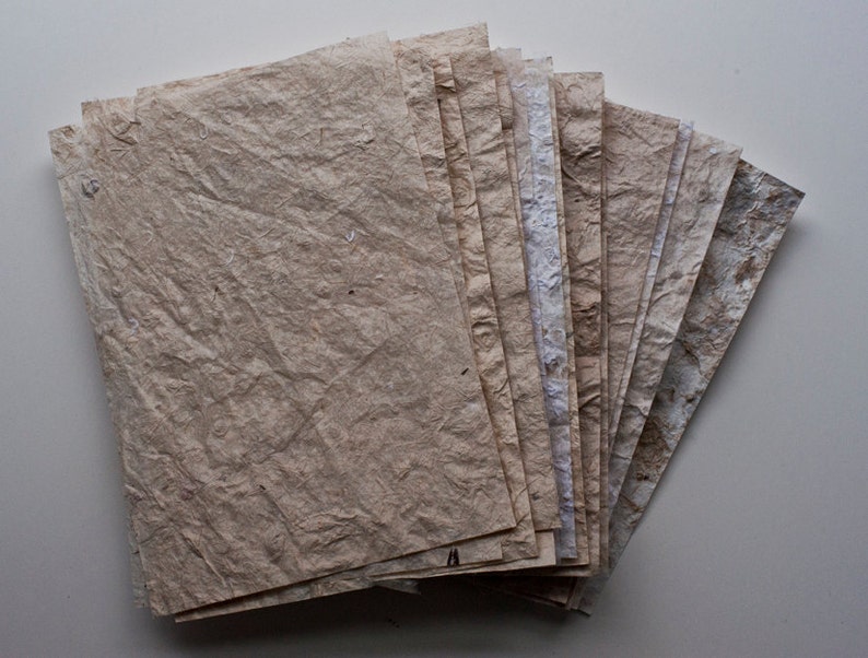 Handmade Paper, Abaca Paper Loose Etsy