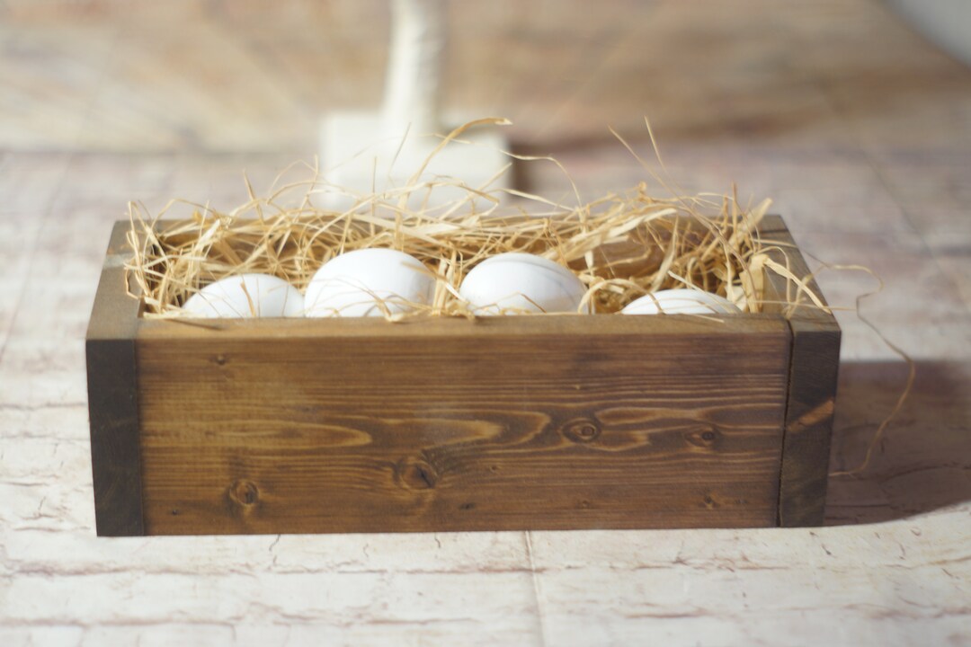 Wood Egg Box Centerpiece for Mason Jars Rustic Box 3 Mason Etsy