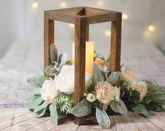 Rustic Indoor Lantern, Small Rectangular