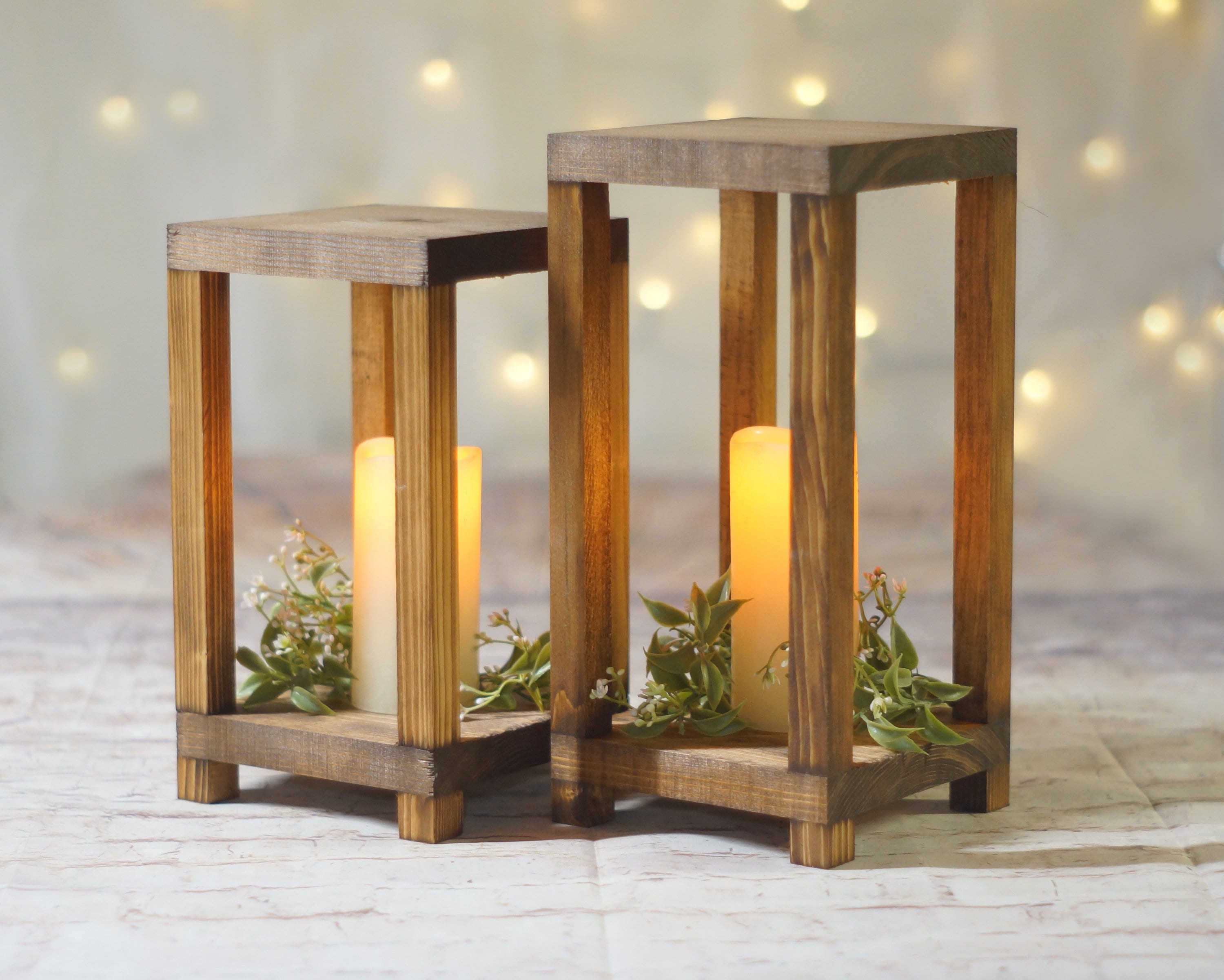 18+ Wood Lanterns For Weddings