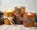 Log Candles, Harvest Colors, Fall Decor, Thanksgiving Table Decorations, Fireplace mantle, Holiday gift Ideas, Hostess Present, Autumn set 