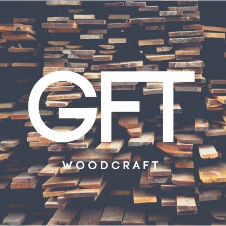 May include: A close-up of a stack of wooden planks with the text "GFT WOODCRAFT" in white letters.