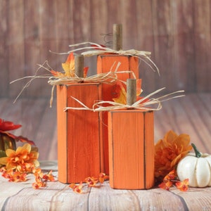 Rustic Wooden Pumpkins, Pumpkin Decor, Rustic Thanksgiving Decor ...