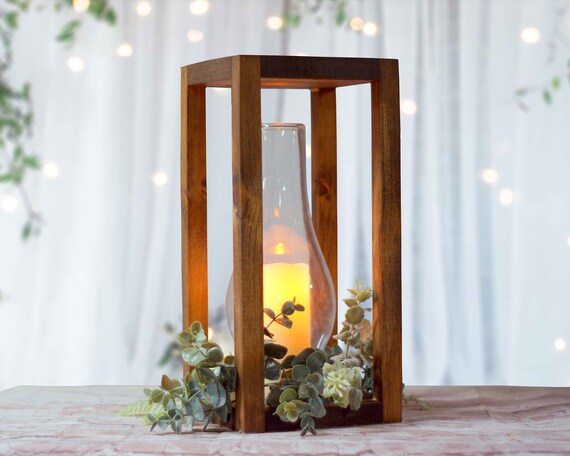 Log Candle Holder Centerpiece, Rustic Wedding Decor – GFTWoodcraft