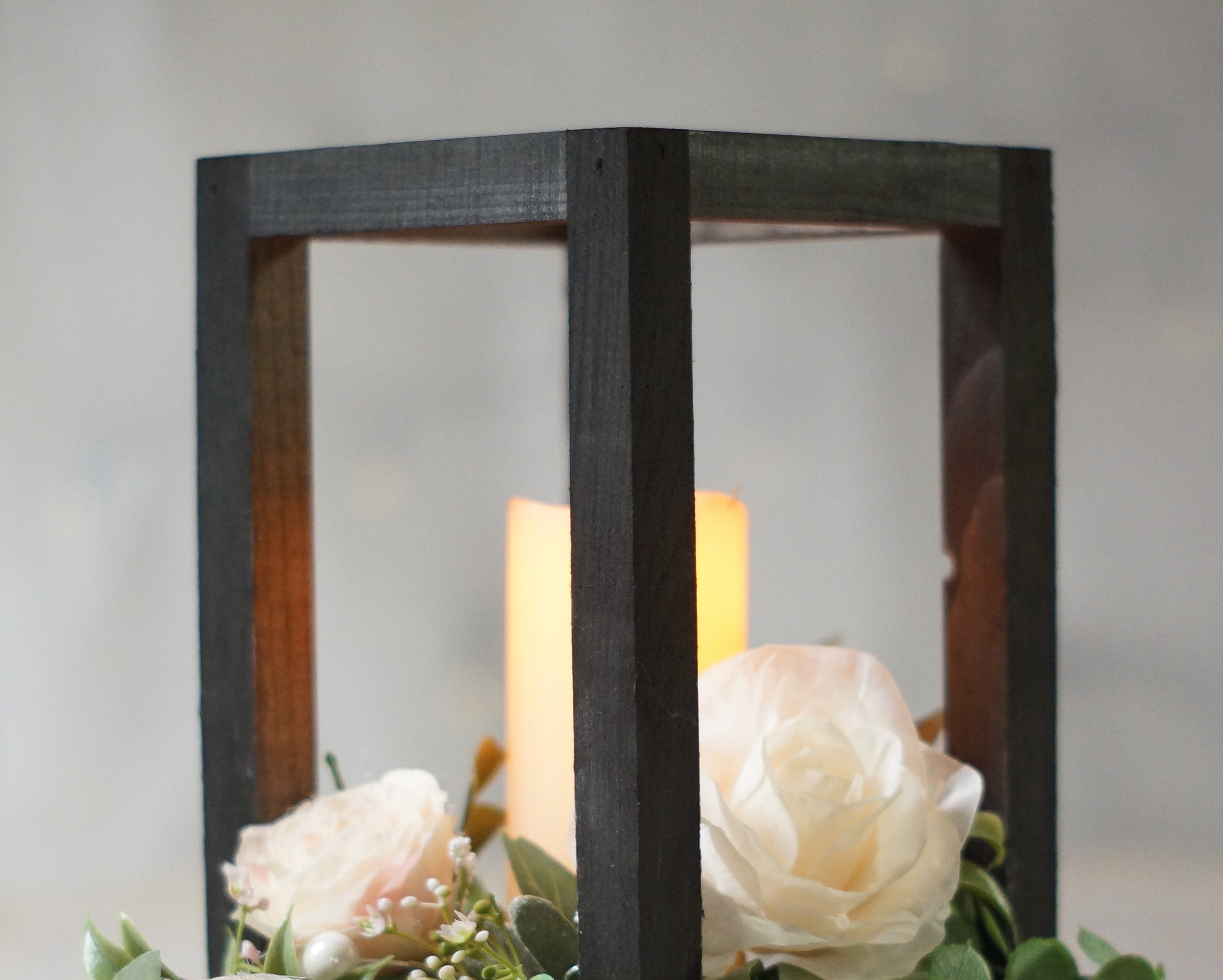 Wood Lantern Centerpieces for Wedding Lantern Centerpiece Etsy