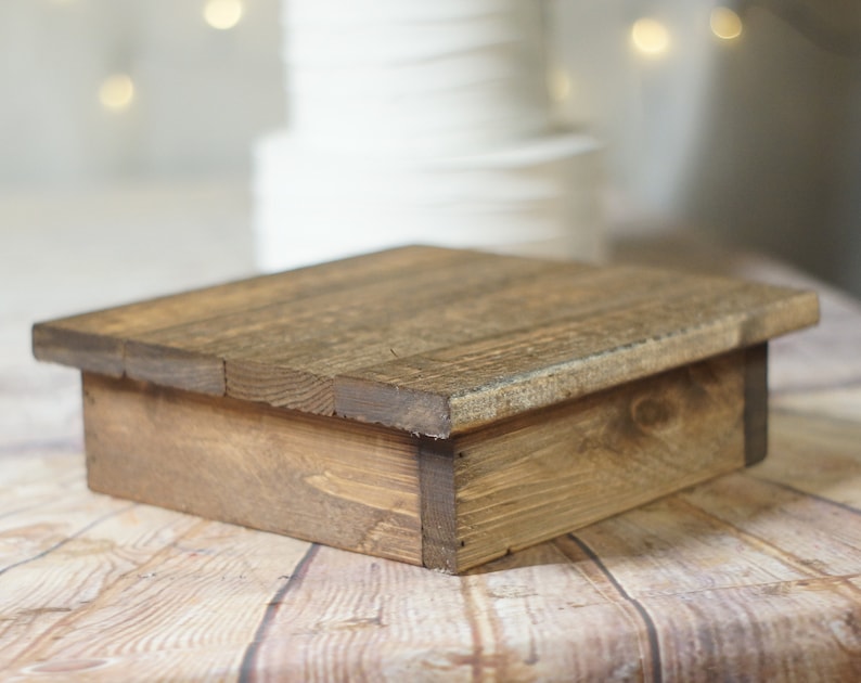 12 Wood Cake Stand Rustic Wedding Decor Reclaimed Etsy