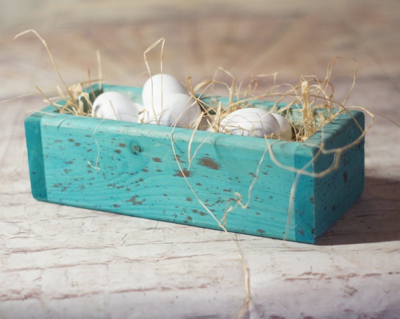Set Of 3 Square Robins Egg Blue Reclaimed Wood Open Box Shelve Set Of 3 Square Robins Egg Blue Reclaimed Wood Open Box Shelve