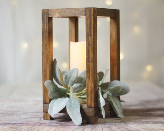 Wood Lantern, Centerpieces for Wedding, Lantern Centerpiece, Rustic Home  Decor, Wedding Center Pieces for Tables, Rustic Wedding Decor, ETOT 