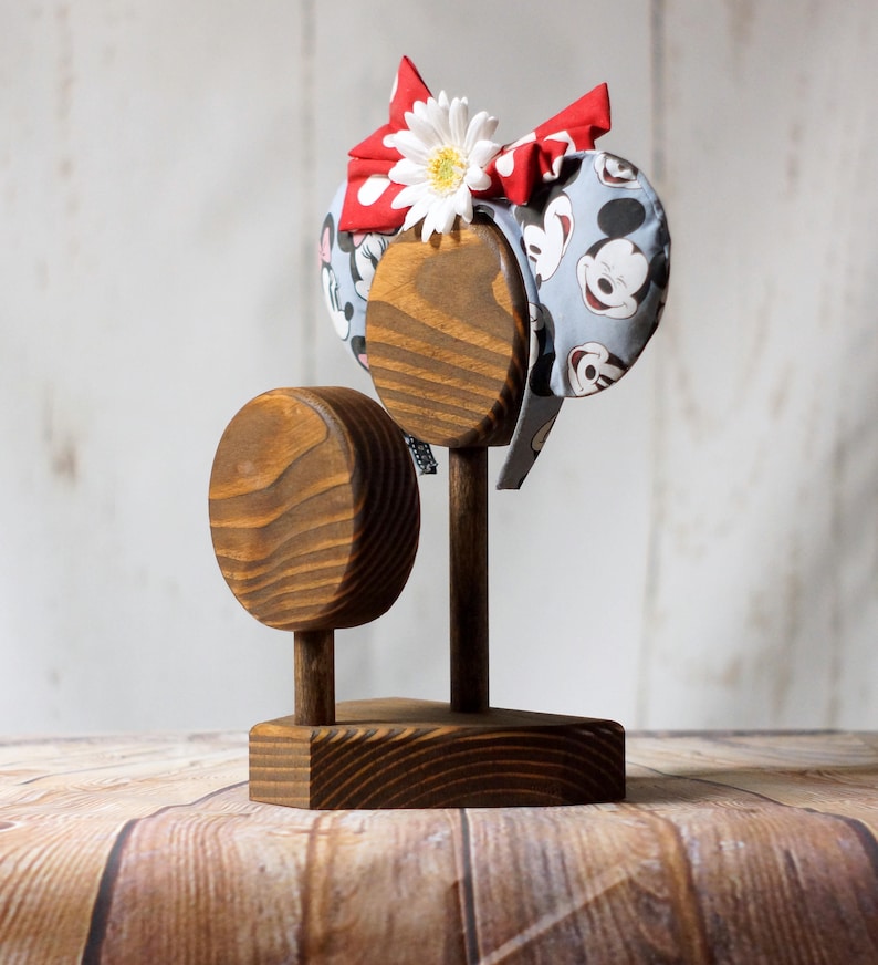 Double Headband Display Mouse Ears Holder Mouse Ear Display Etsy