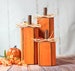 Rustic Wooden Pumpkins, Pumpkin Decor, Rustic Thanksgiving Decor, Rustic Halloween Decorations, Modern Farmhouse Halloween, Table Decor, GFT 