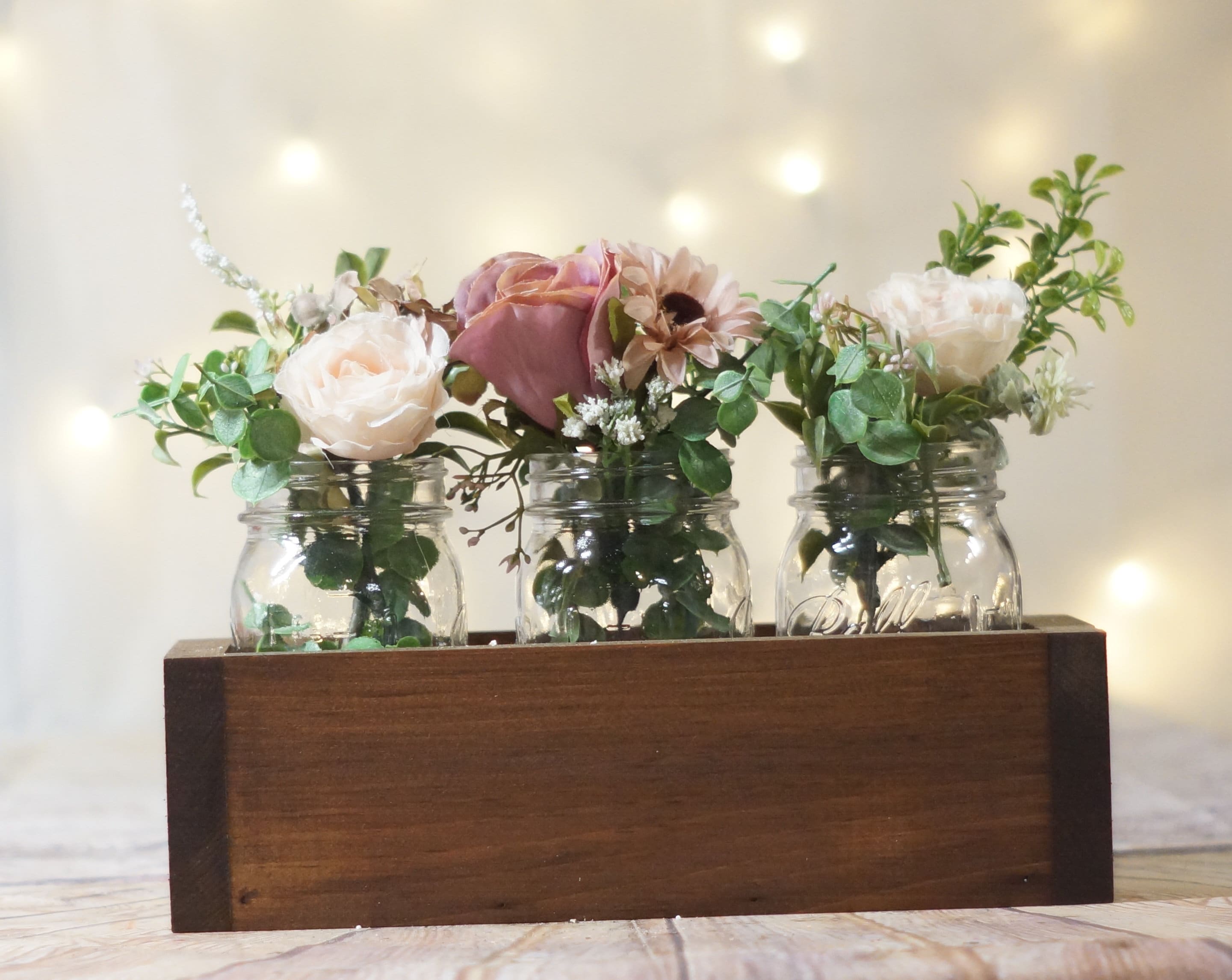 DIY Wooden Box Centerpiece - Summer Adams