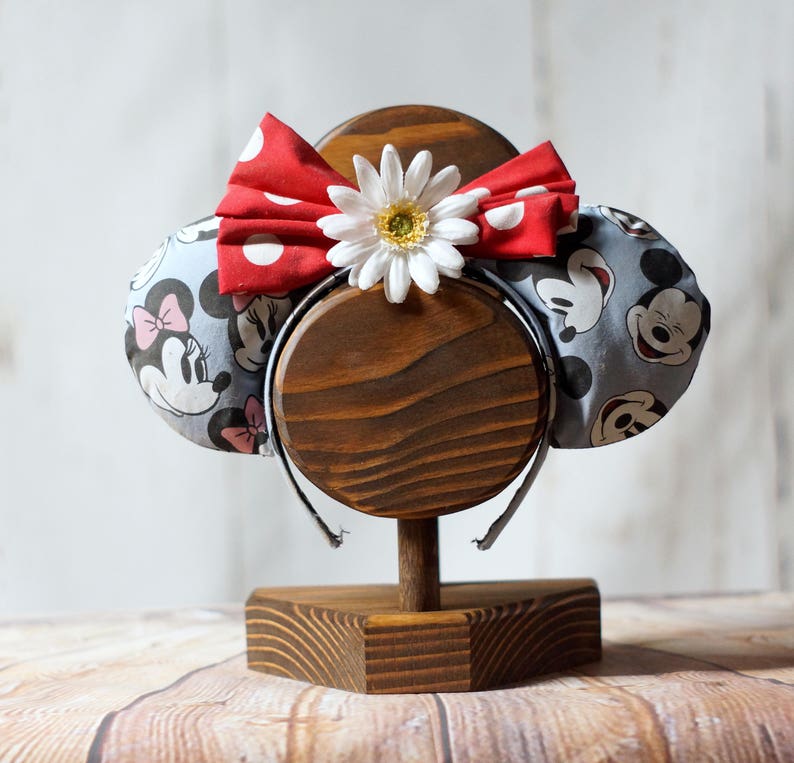 Double Headband Display Mouse Ears Holder Mouse Ear Display Etsy