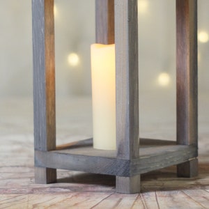 Wood Lantern, Centerpieces for wedding, lantern centerpiece, rustic home decor, wedding center pieces for tables, rustic wedding decor, ETOT image 5