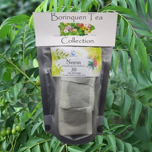 Neem (Azadirachta Indica) Tea Servings, Fine Grit Herb & Extract Sale
