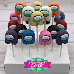 Custom Cake Pops / Gamer Cake pops 1 Dozen image 1