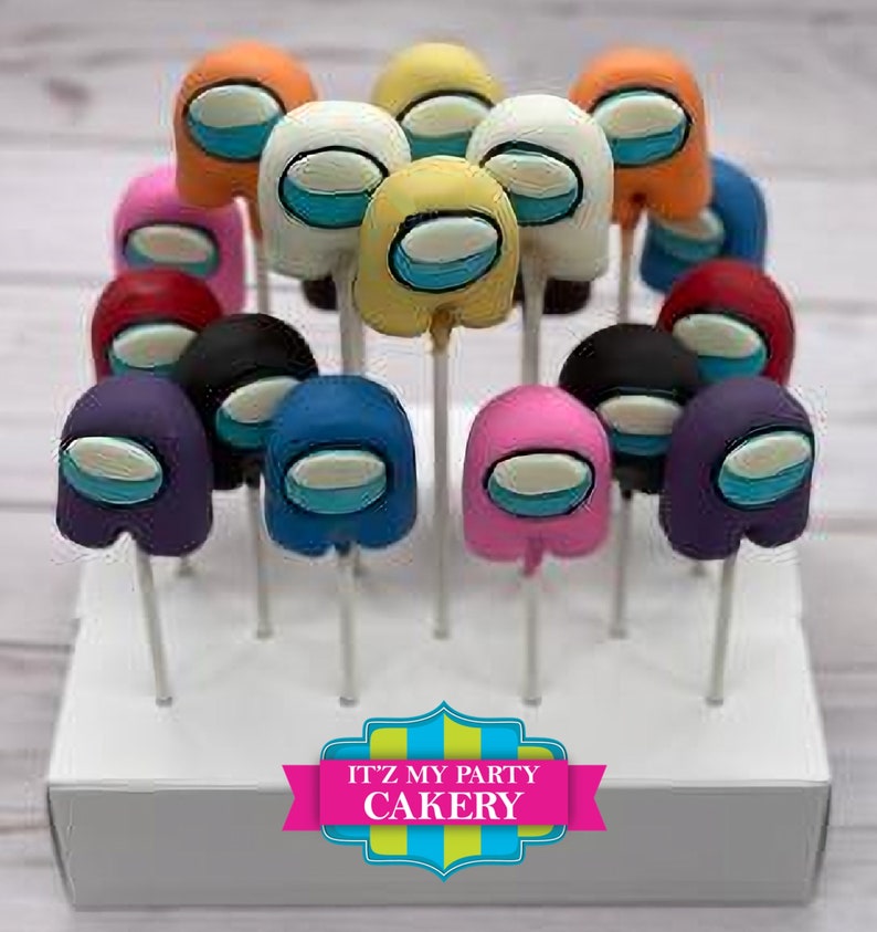 Custom Cake Pops / Gamer Cake pops 1 Dozen image 1