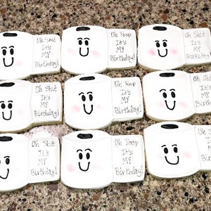 Custom Sugar Cookies / Toilet Paper Cookies image 2