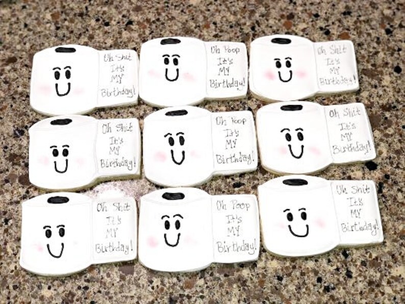 Custom Sugar Cookies / Toilet Paper Cookies image 2