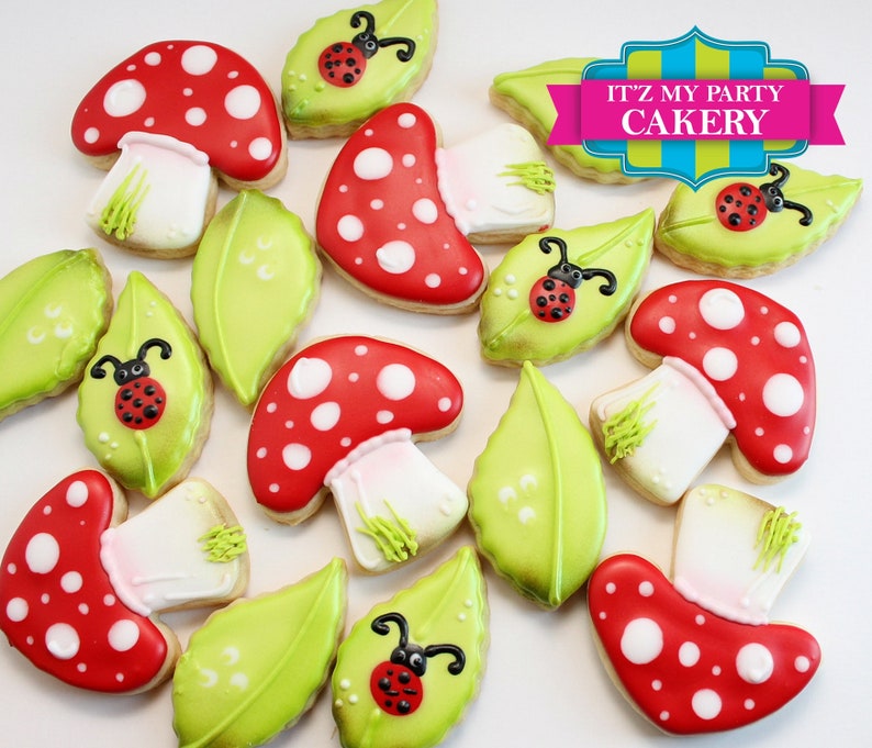 Custom Sugar Cookies / Woodland Cookies 1 Dozen image 1