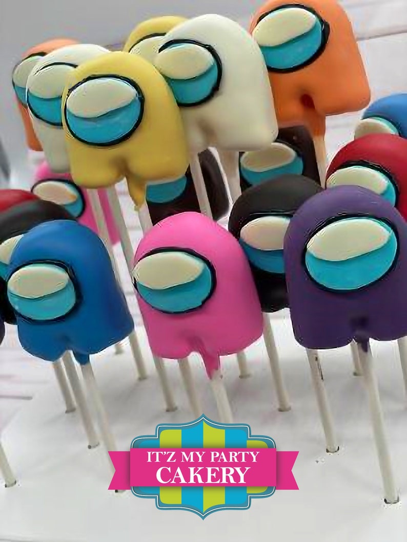 Custom Cake Pops / Gamer Cake pops 1 Dozen image 2