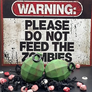 Halloween Zombie Hot Cocoa Bomb Grenade / Party Favor / Halloween Gift Giving