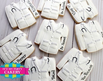 Custom Sugar Cookies / Dr. Coat Cookies - 1 Dozen