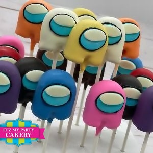 Custom Cake Pops / Gamer Cake pops 1 Dozen image 3