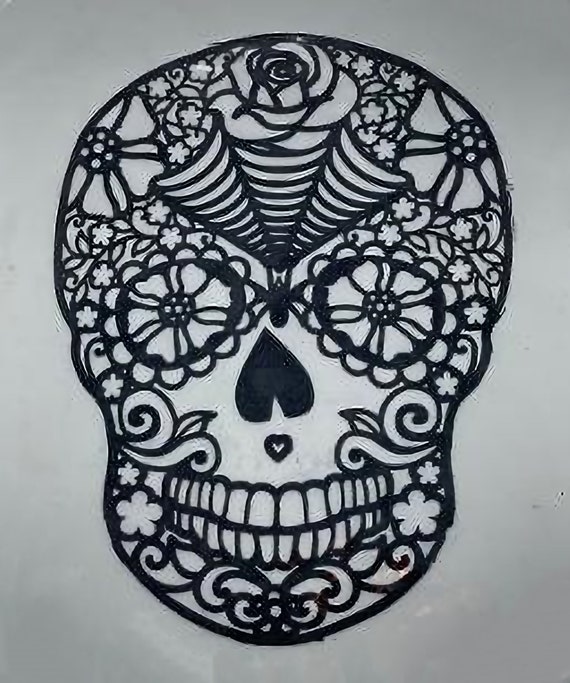 Skull Head Edible Cake Decor Il_570xn