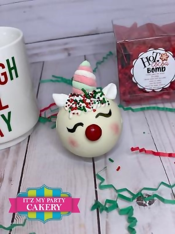 Christmas Unicorn Cocoa Bomb Il_570xn