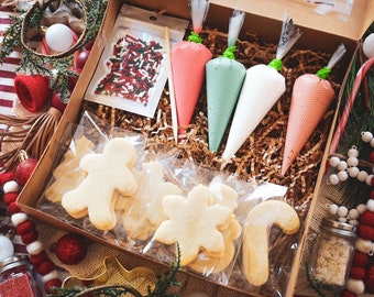 Christmas DIY Decorating Kit / Holiday Cookie Kits / Cookie Kits