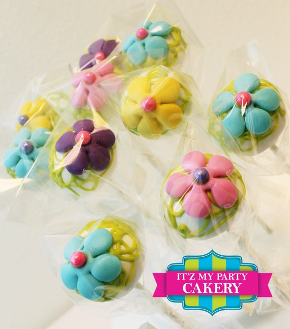 Flower Power Cake Pops (1 Dozen) Il_570xn