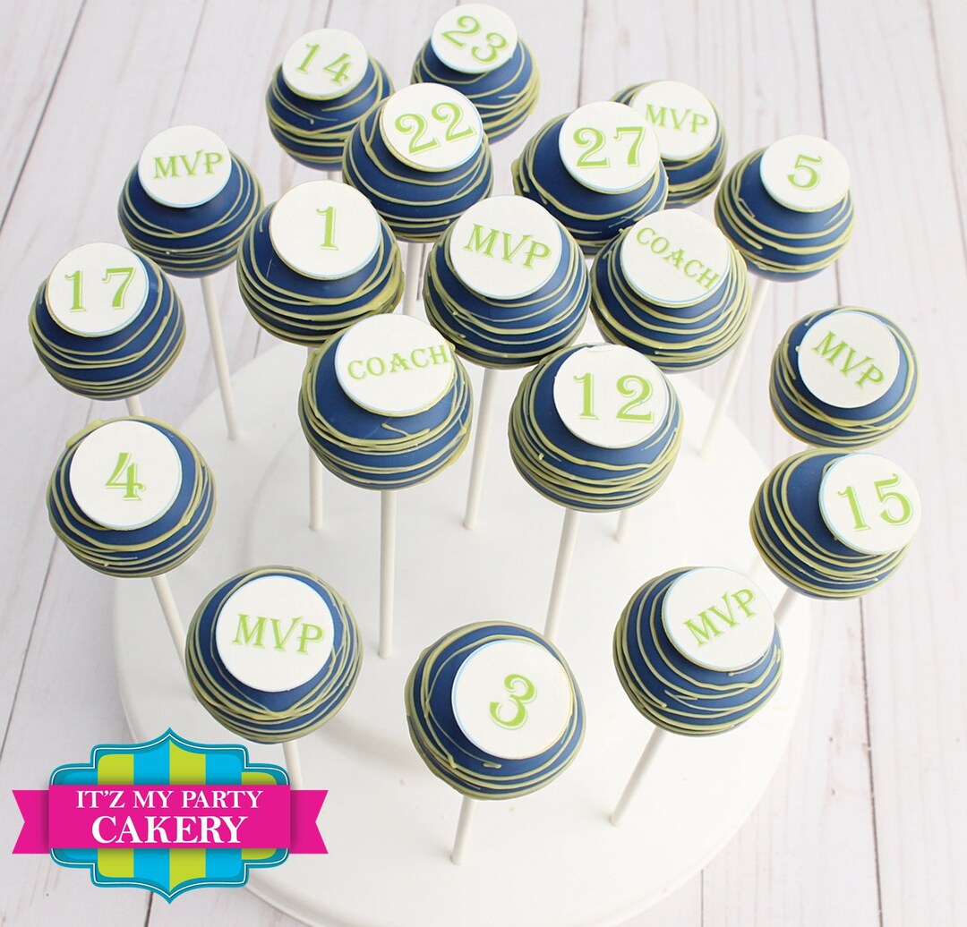 Custom Cake Pops / Chocolate Button Cake Pops (1 Dozen) - Etsy