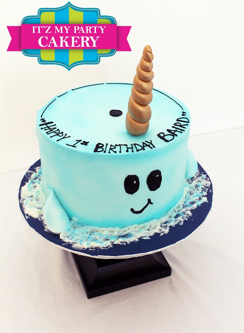 Narwall Horn Cake Topper Set