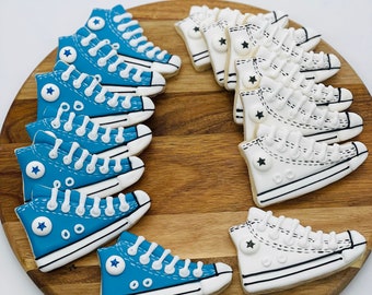 Custom Sugar Cookies / High Top Sneaker Cookies (1 Dozen)