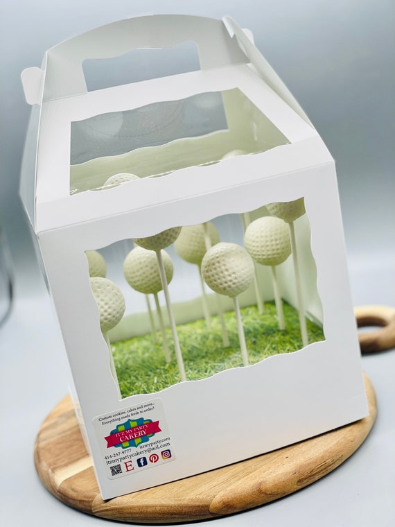 My CakePops Creations  Golf party decorations, Golf ball cake