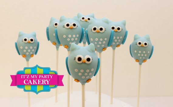 Owl Cake Pops - 1 Dozen Il_570xn