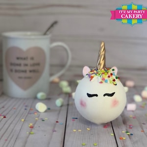 Unicorn Hot Cocoa Bomb / Stocking Stuffer / Gift Giving image 1