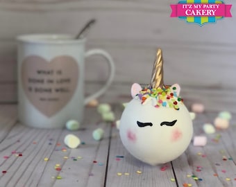 Unicorn Hot Cocoa Bomb / Stocking Stuffer / Gift Giving