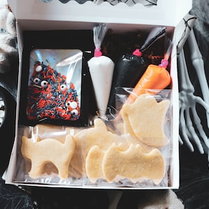 Halloween DIY Decorating Kit / Spooky Cookies / Halloween Cookies / Cookie Kits/Family Fun