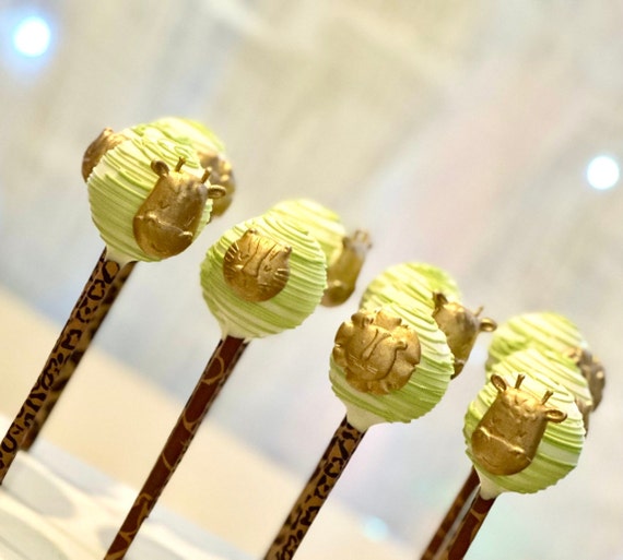 Safari Themed Cake Pops (1 Dozen) Il_570xn