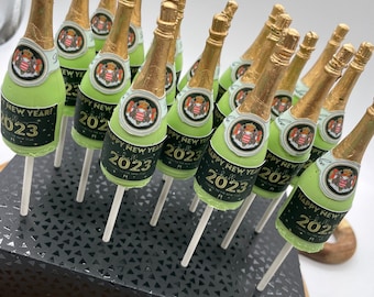 Custom Cake Pops / Champagne Bottle Cake Pops