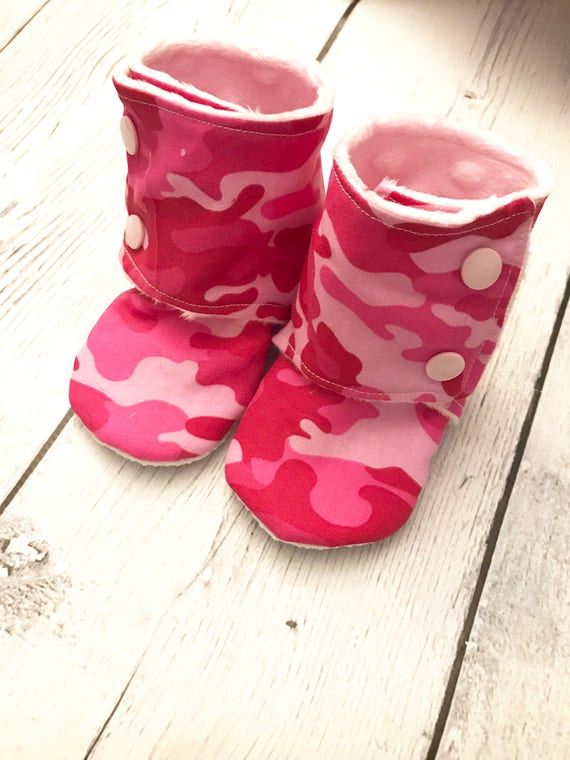 pink camo slippers