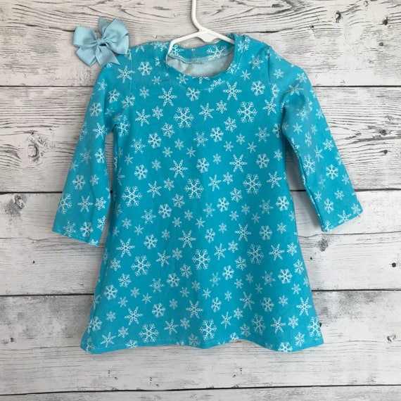 baby snowflake dress