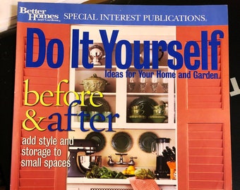 Fall 2002 Better Homes and Gardens Do it Yourself magazine Before and After