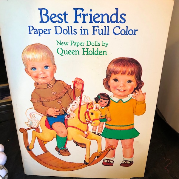 Best Friends Paper Dolls 1985 Queen Holden